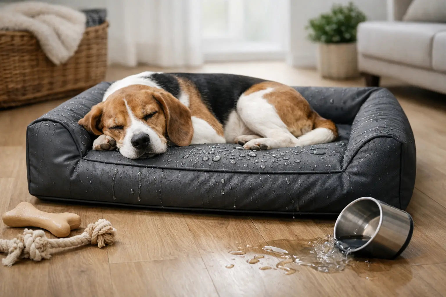 Cama pet impermeável para rotina mais limpa