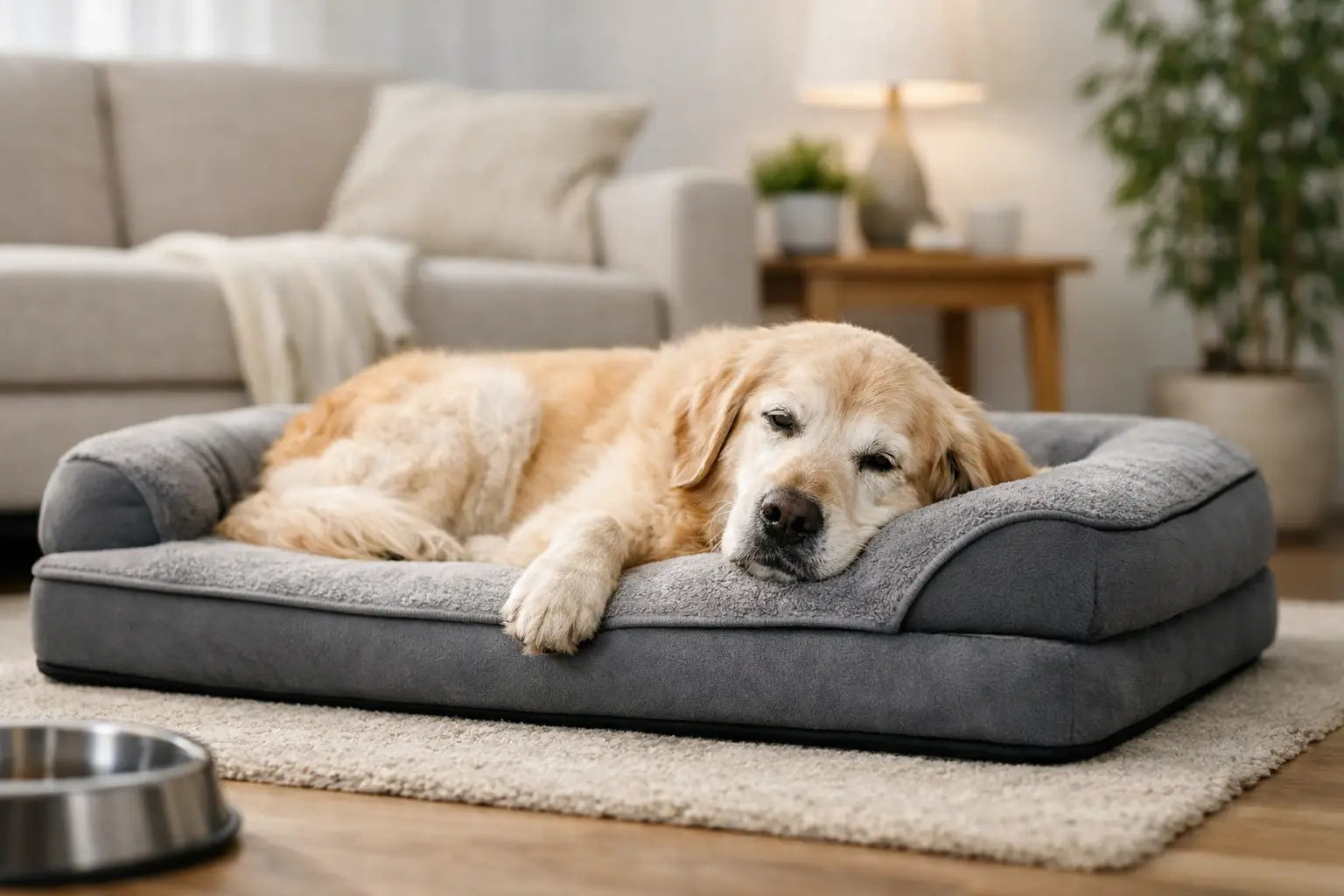 Melhores camas ortopédicas para cães idosos
