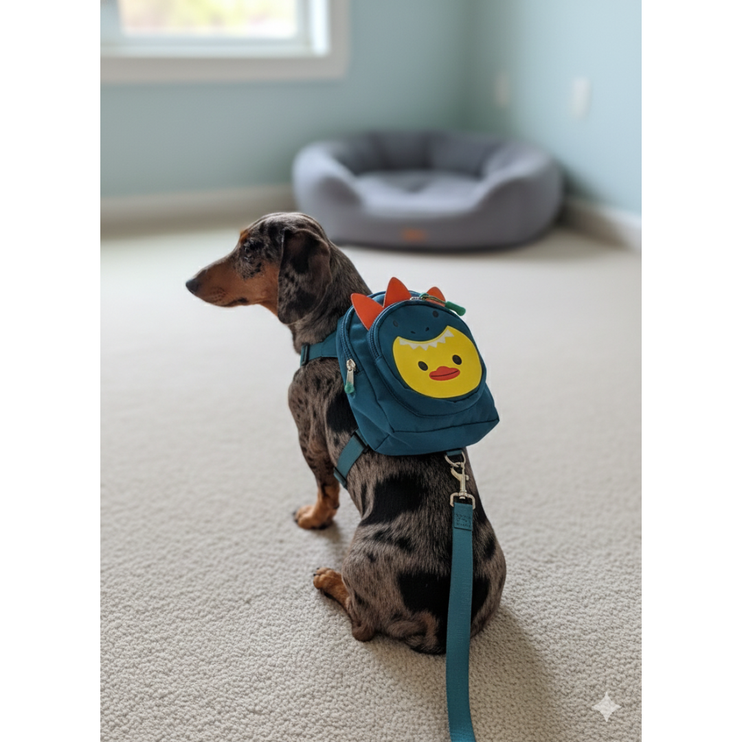 Peitoral com Mochila Animais