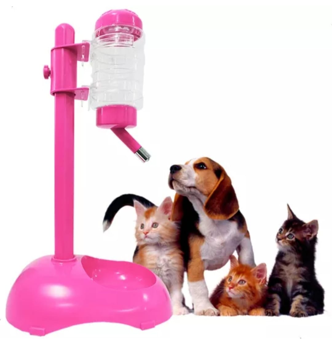 Bebedouro Comedouro Cães E Gato Com Suporte