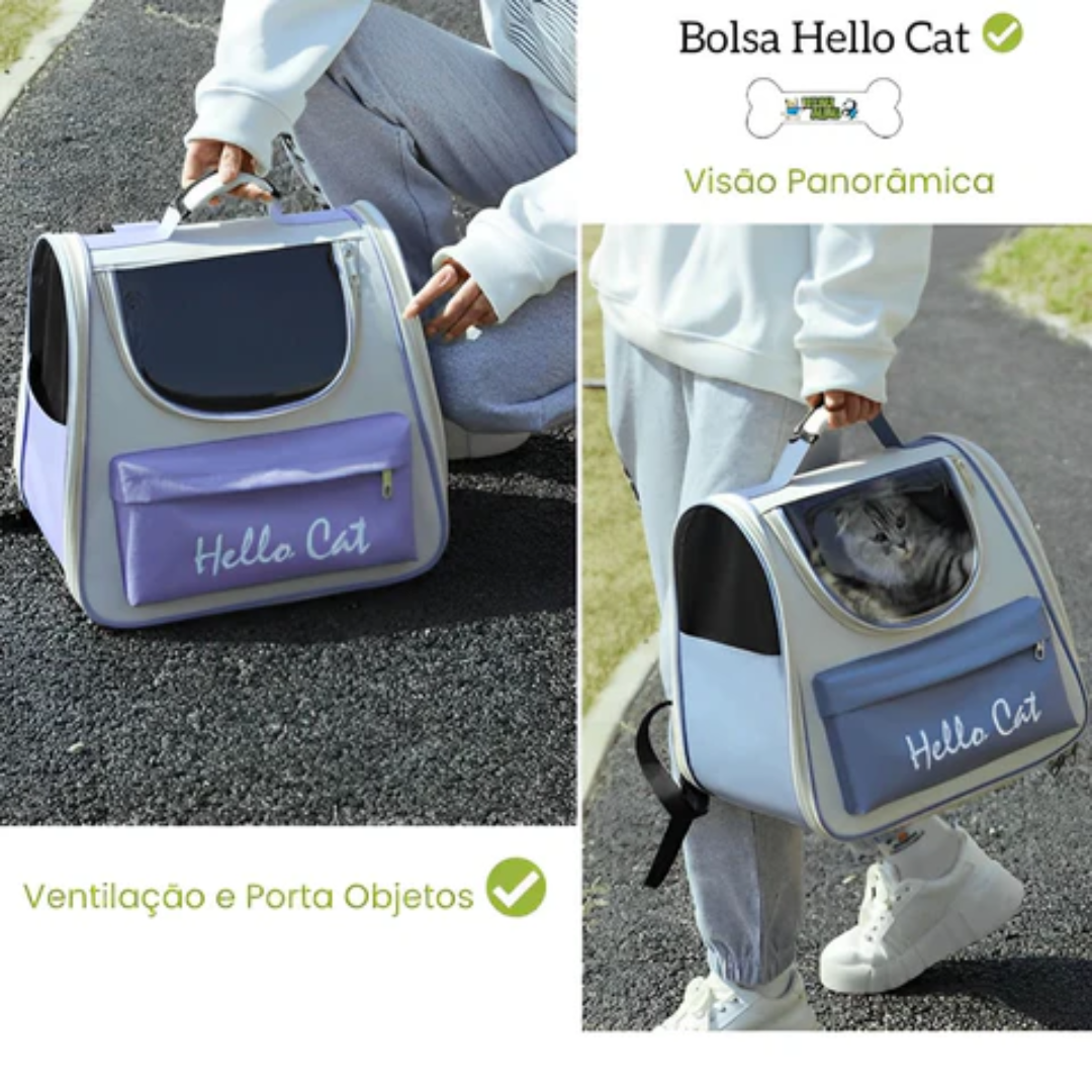 Bolsa De Transporte Hello Cat