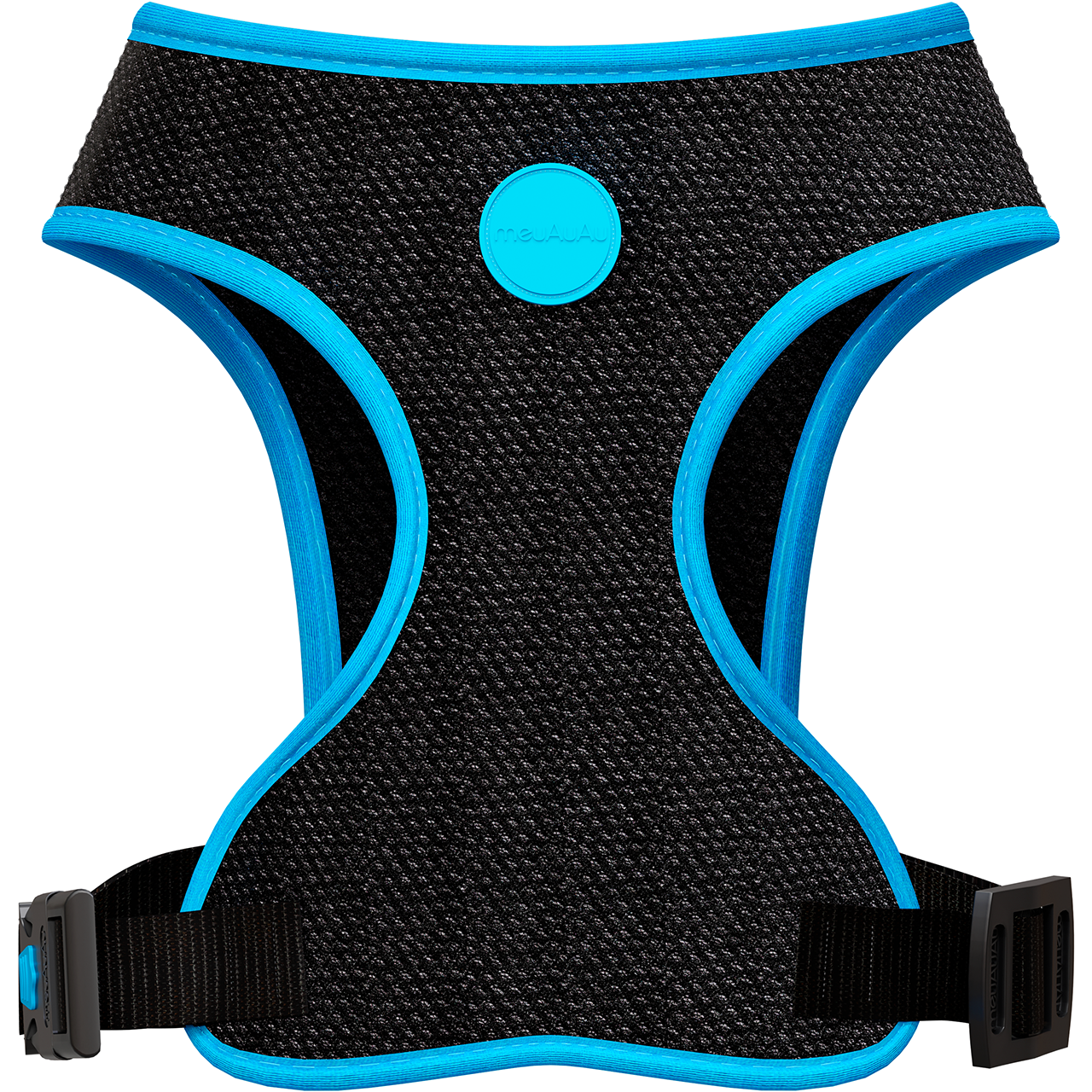 PEITORAL MEUAUAU NEON AZUL