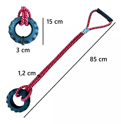 Pneu Maciço Com Corda Pet M