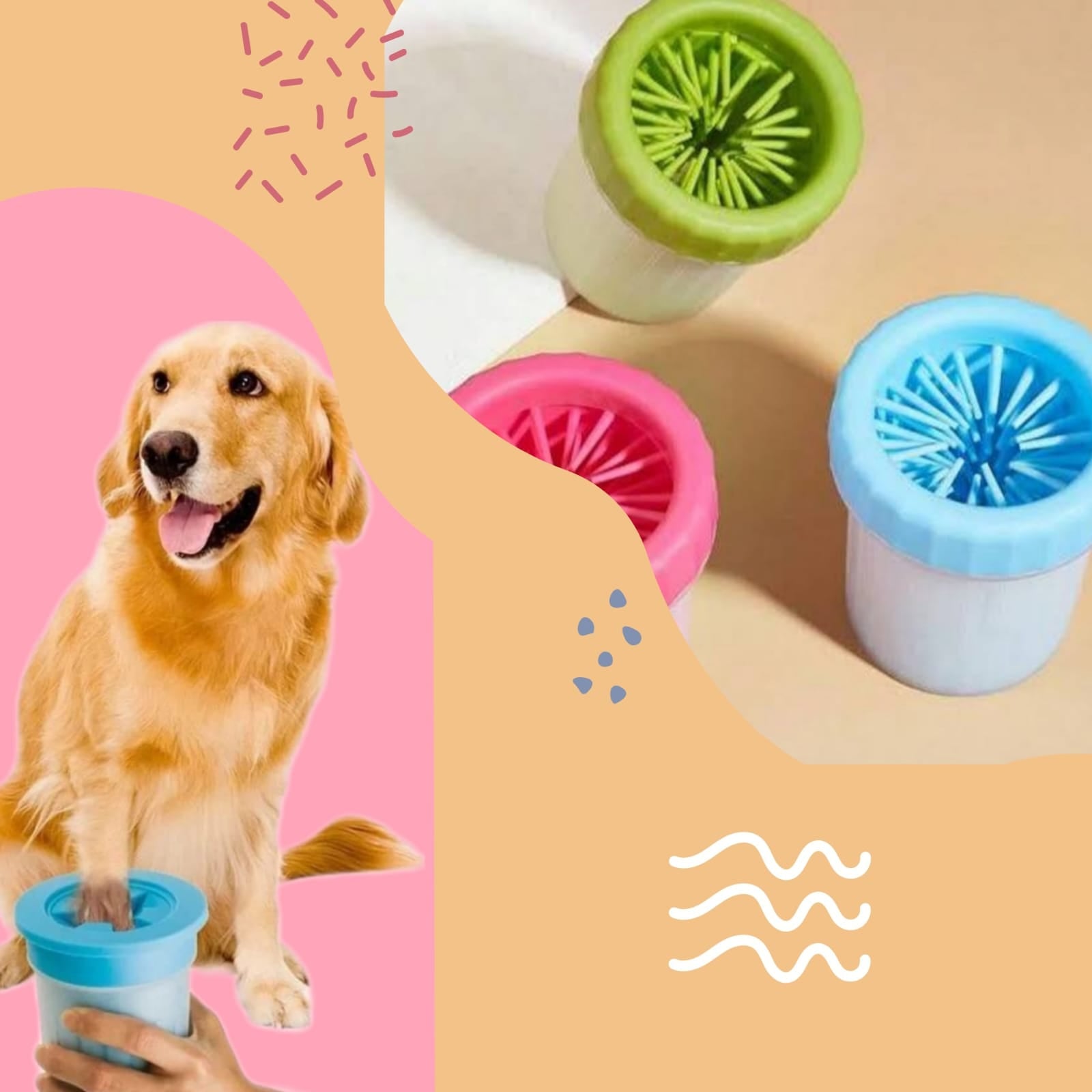 Lava Patas Copo Pet - M