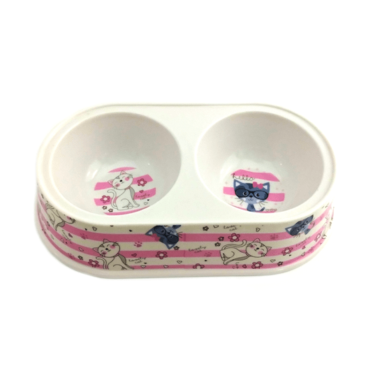 Comedor Duplo Para Gatos