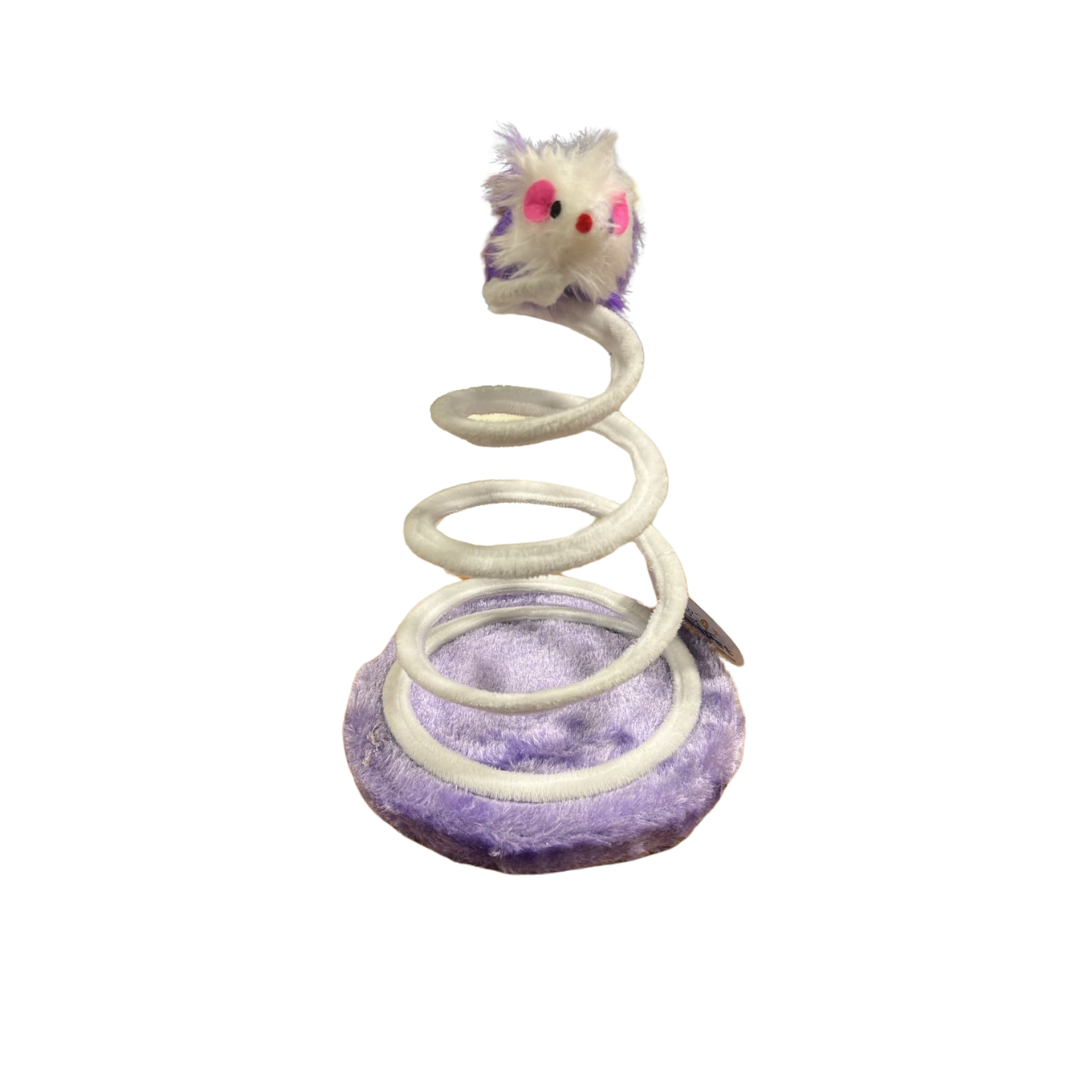 Arranhador com Mola e Rato