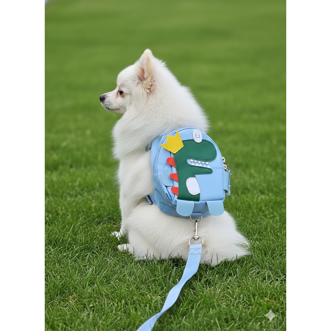 Peitoral com Mochila Dinossauro