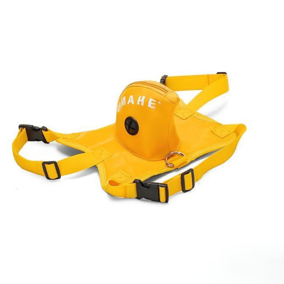 Peitoral com Mochila Tubarão