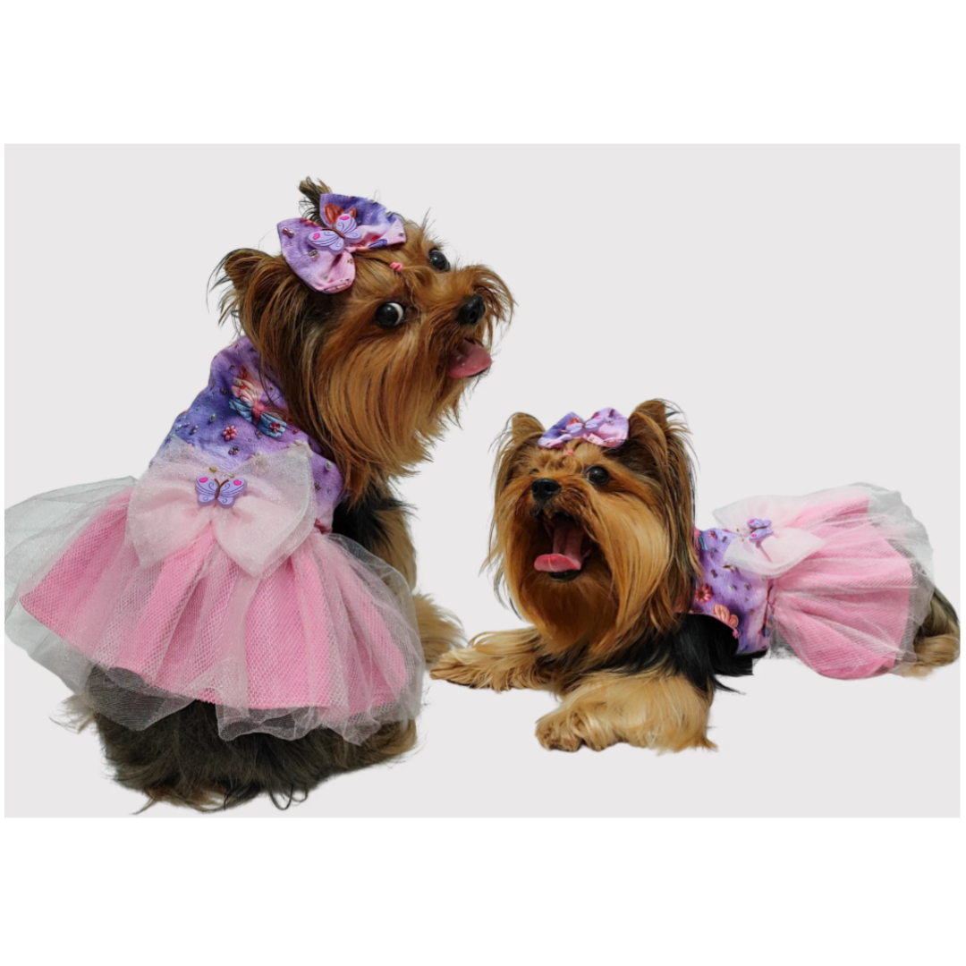 Vestido Borboleta 3D