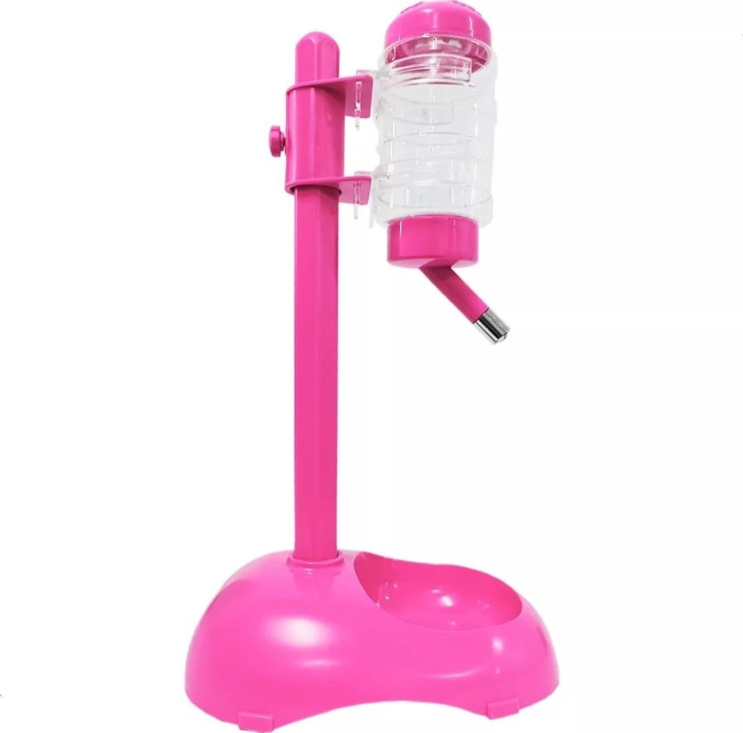 Bebedouro Comedouro Cães E Gato Com Suporte