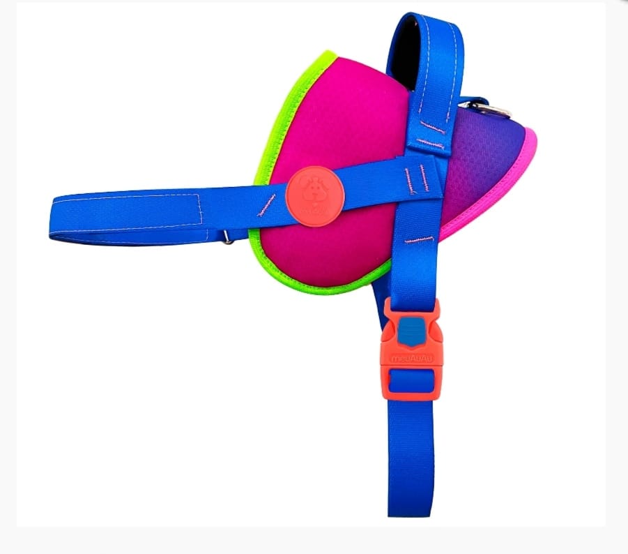 Peitoral New Safe Joy G - Rosa com Verde