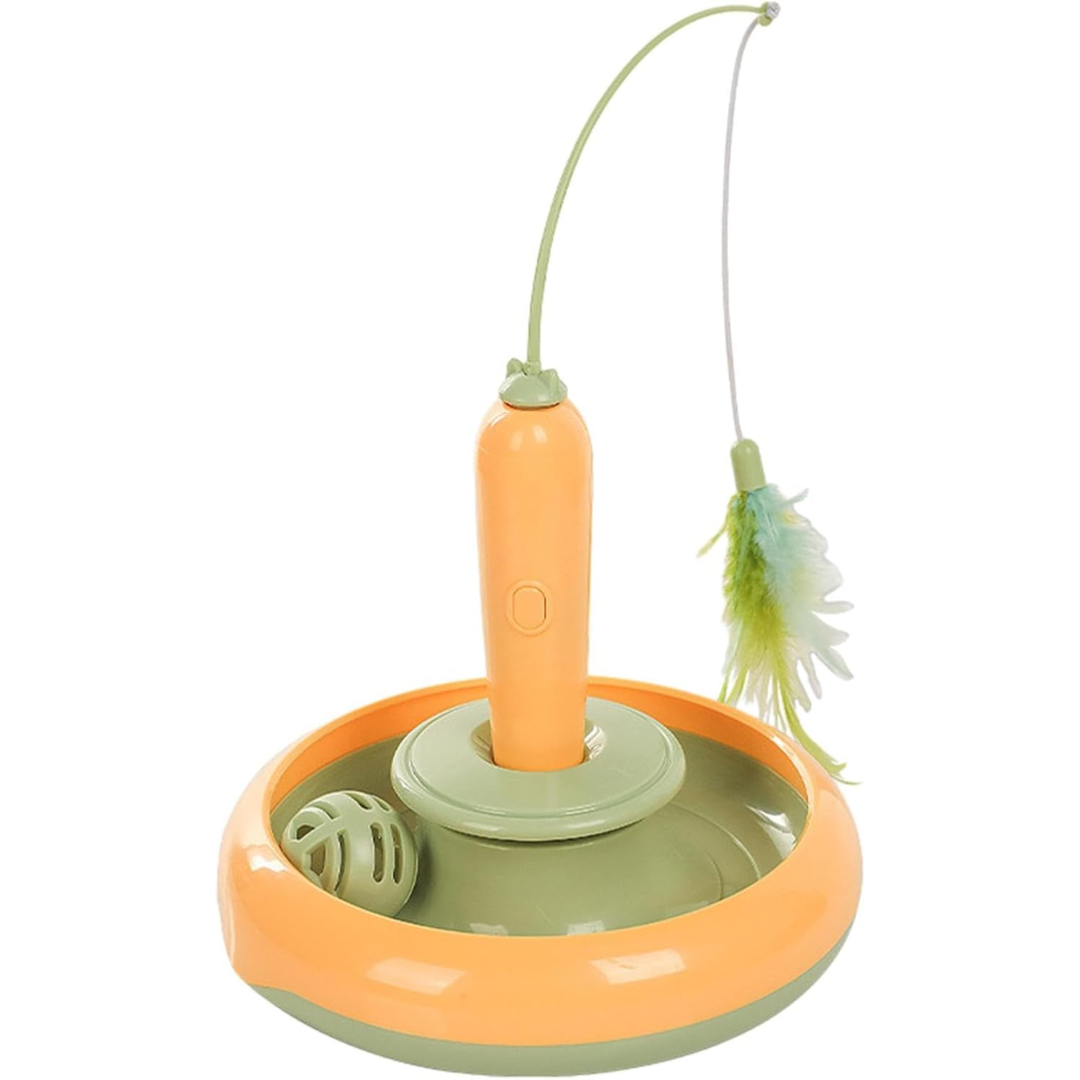 Brinquedo Automatico De Pena Para Gatos