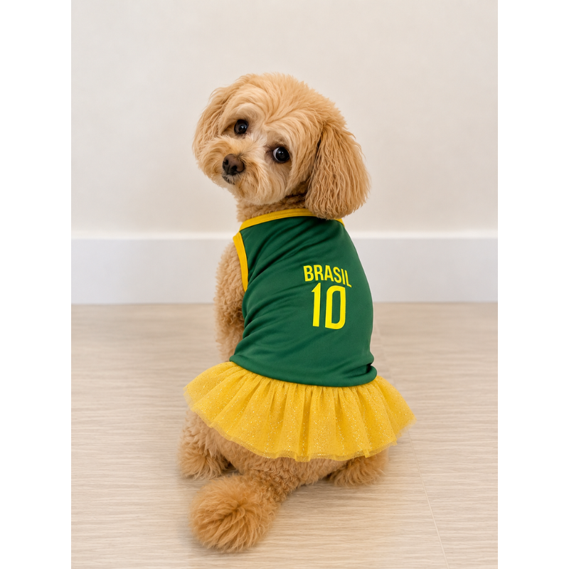 Vestido Brasil Copa Camisa 10