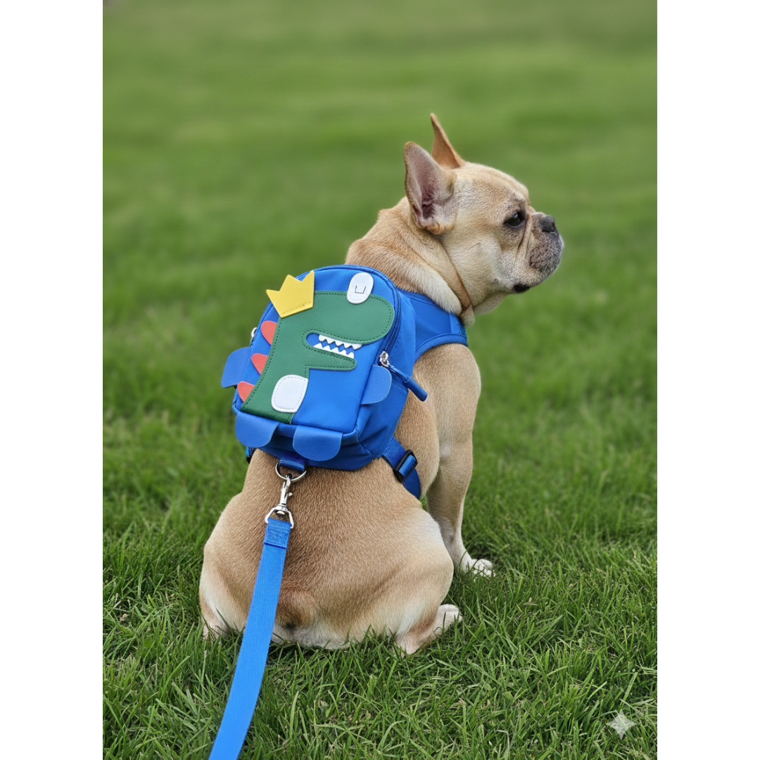 Peitoral com Mochila Dinossauro