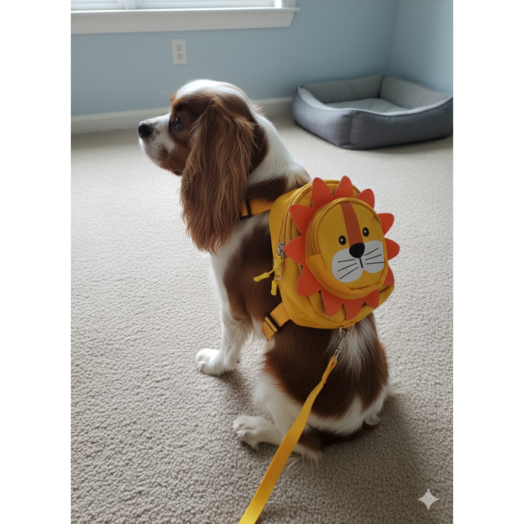 Peitoral com Mochila Animais