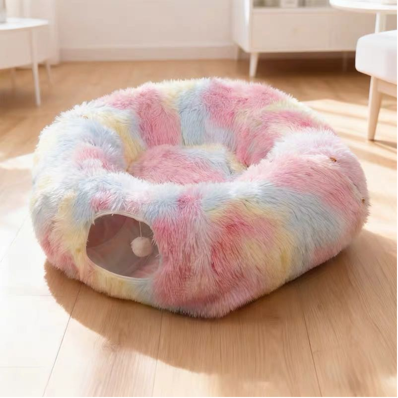 Cama Tunel Gatos 2 em 1
