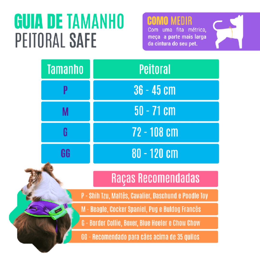 PEITORAL NEW SAFE - PURPLE