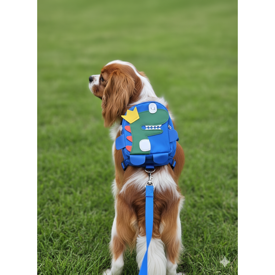 Peitoral com Mochila Dinossauro