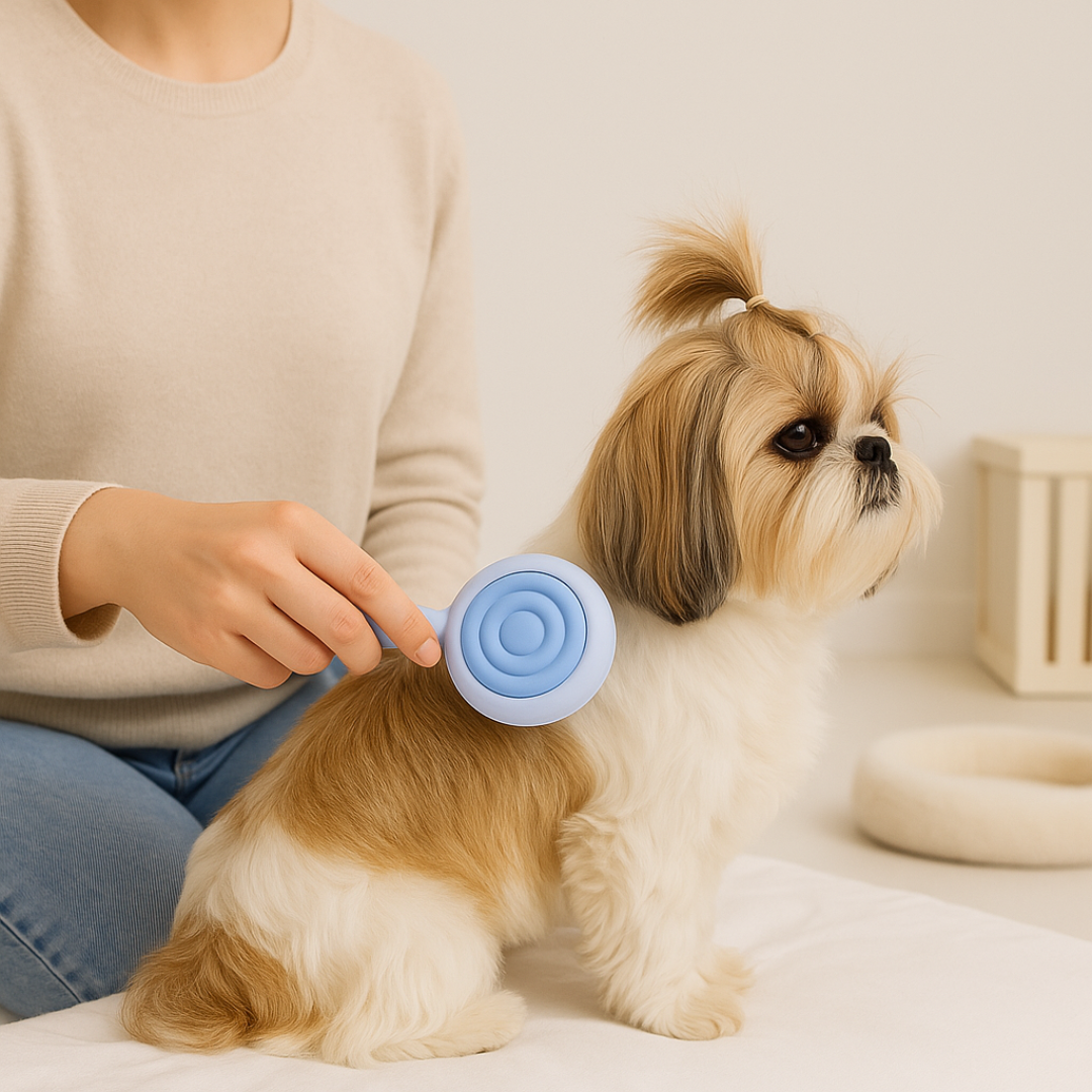 Rasqueadeira Redonda Botão