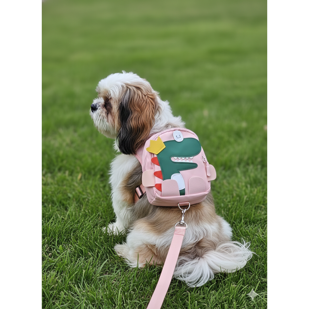 Peitoral com Mochila Dinossauro