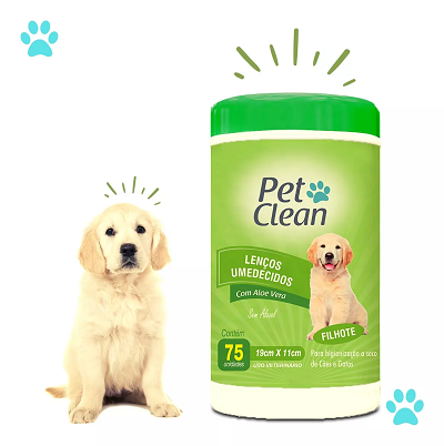Lenço Umedecido Cães 75 UND