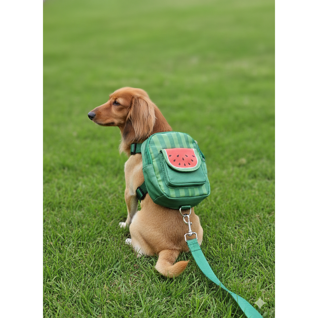 Peitoral com Mochila Melancia Verde