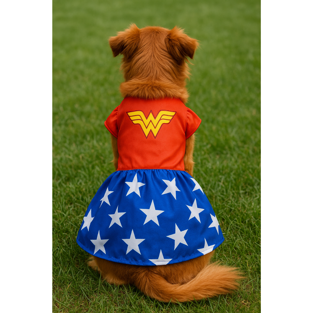 Vestido Mulher Maravilha