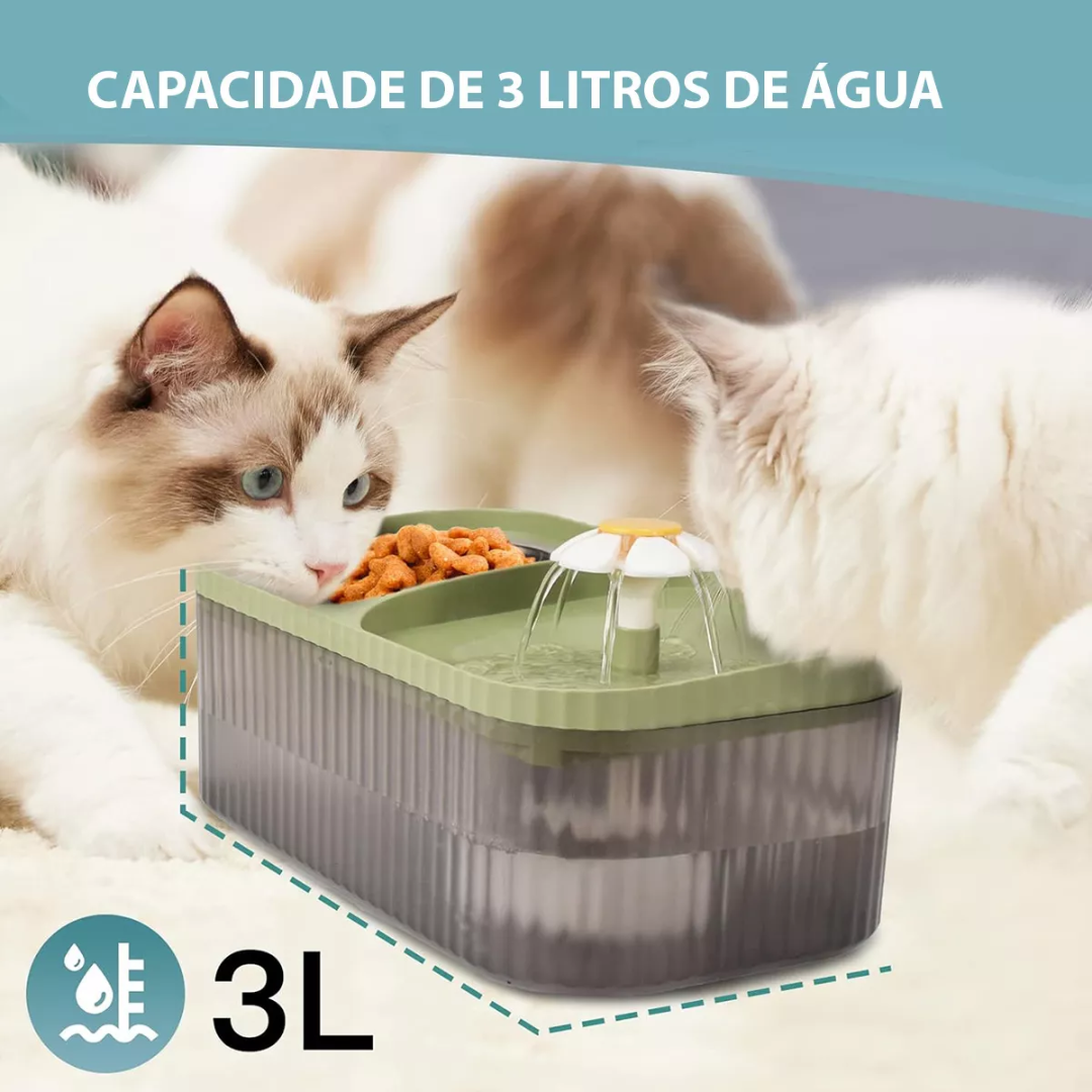 Fonte 2 em 1 Gatos