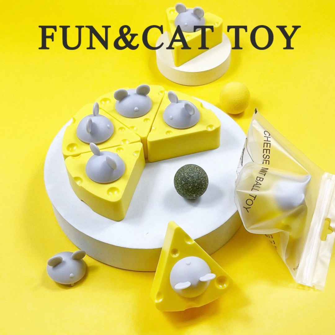 Lambedor Catnip Gatos Queijo