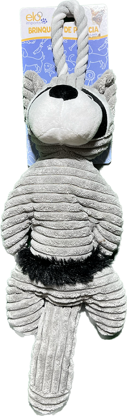 Pelúcia Guaxinim Para Cães e Gatos