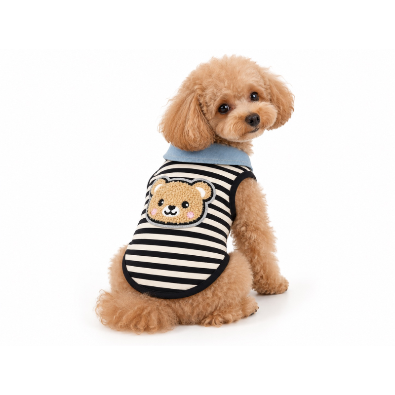 Regata Pet Listrada com Ursinho