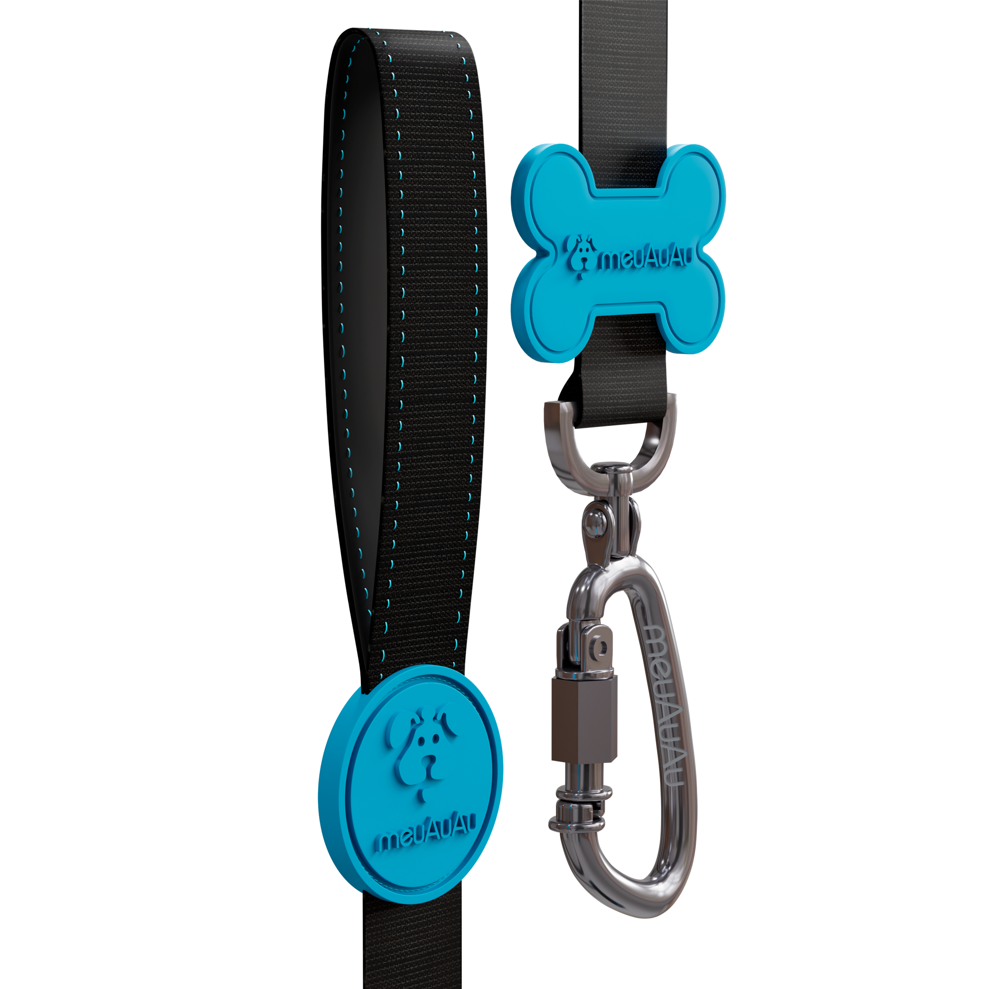 GUIA MEUAUAU NEON AZUL - 0,25