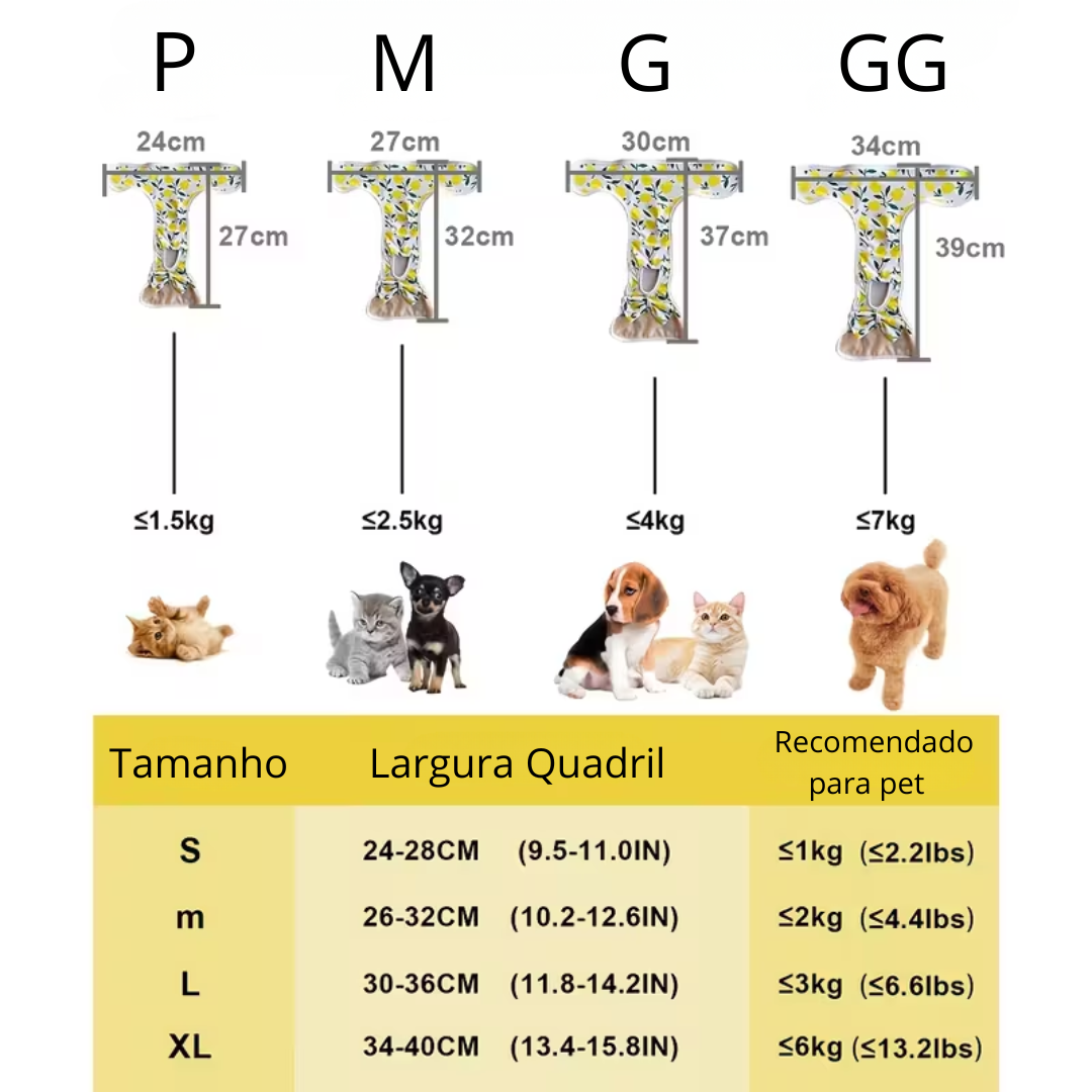 Calcinha Pet Estampada