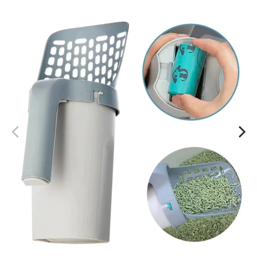 Pá Higiênica Para Cães e Gatos Com Saco Coletor