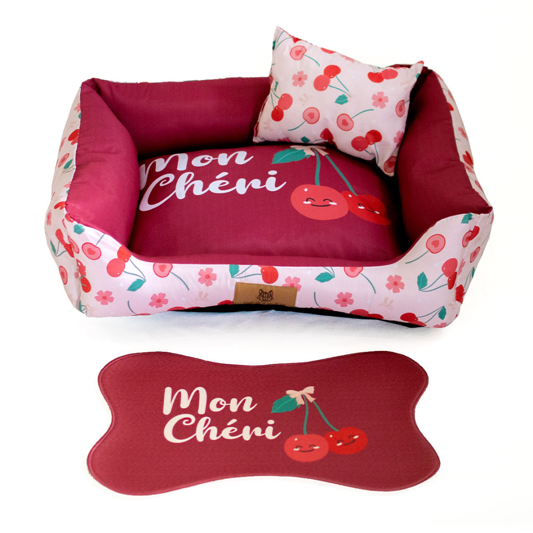 Cama Para Cachorro Mon Cheri Cereja - M