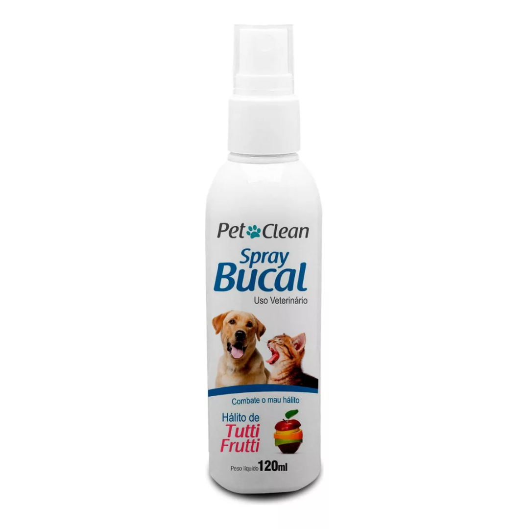Spray Bucal Pet Clean Para Cães E Gatos 120 ML