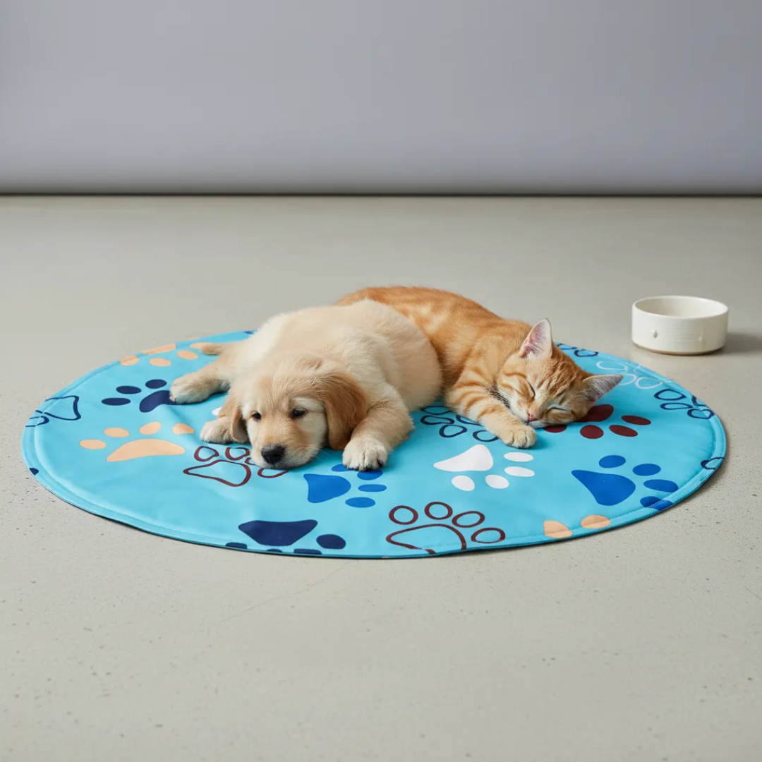 Tapete Gelado Redondo 47 cm