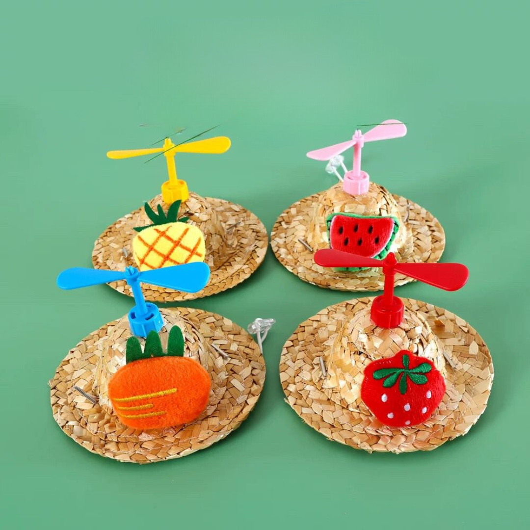 Chapeu de Palha Laranja