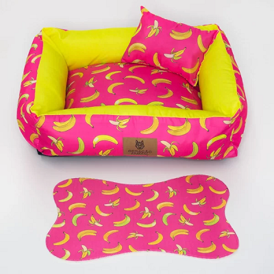 Cama para Cachorro Bananas
