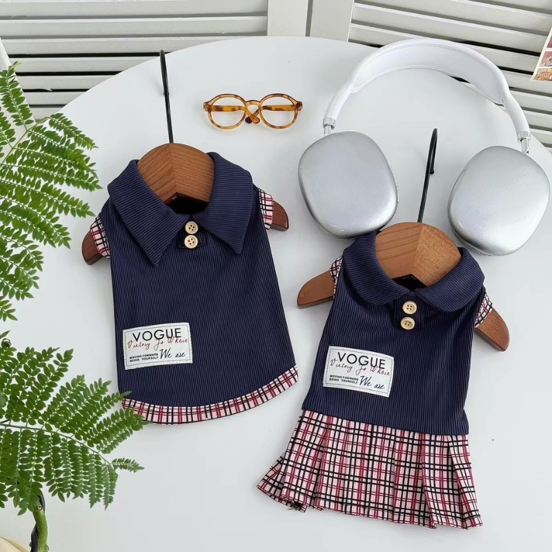 Roupinha Pet Polo Xadrez