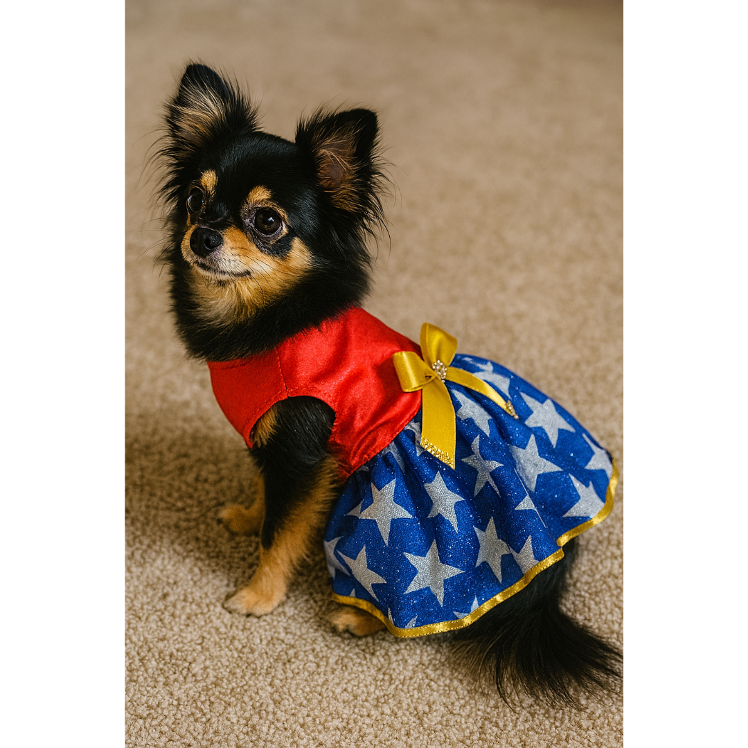 Vestido Mulher Maravilha