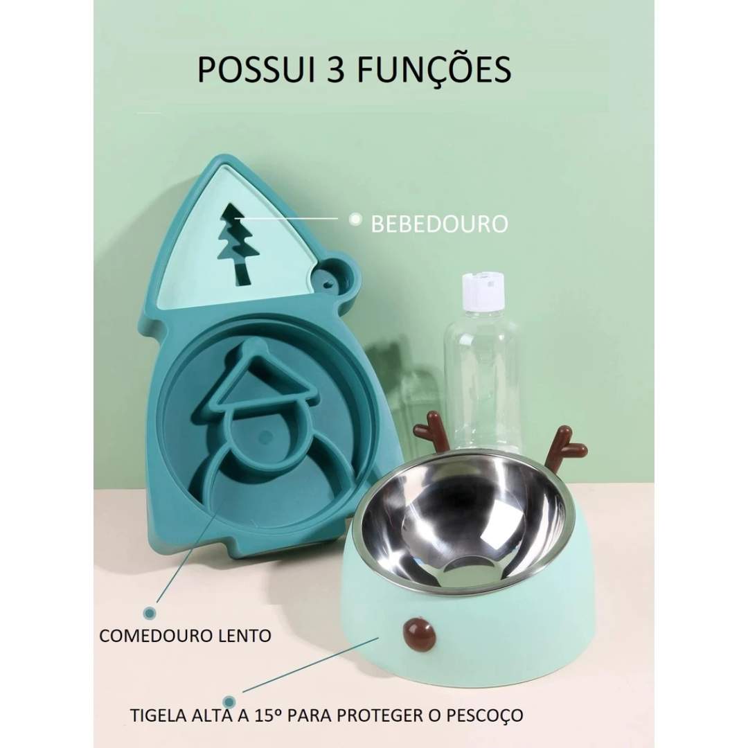 Comedouro e Bebedouro Pinheiro