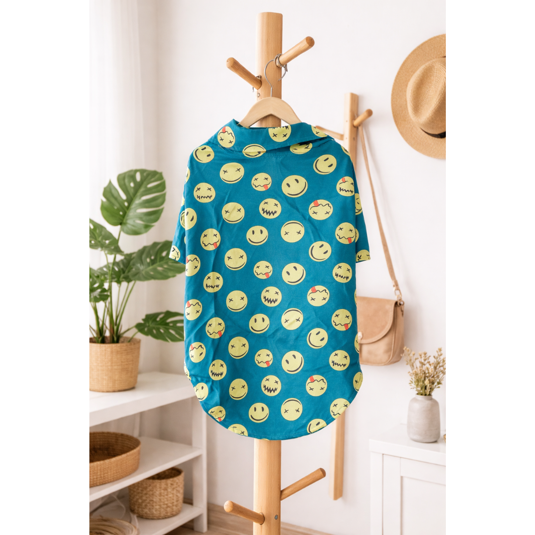 Camisa Verde Emoticons