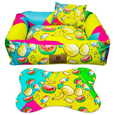 Cama Tropical Vibrante Colorido