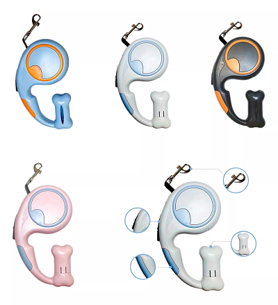 Guia Retrátil 5m com Cata Caca