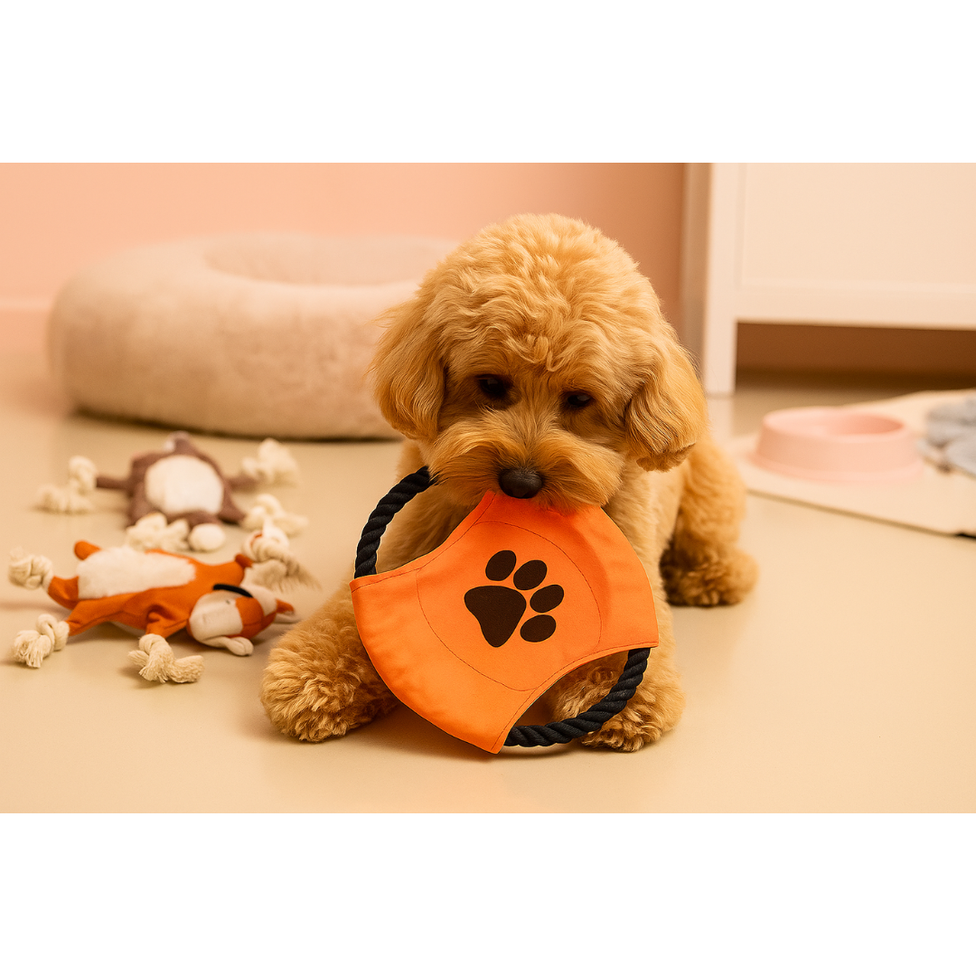 Brinquedo Frisbee De Corda Para Cachorros Pet