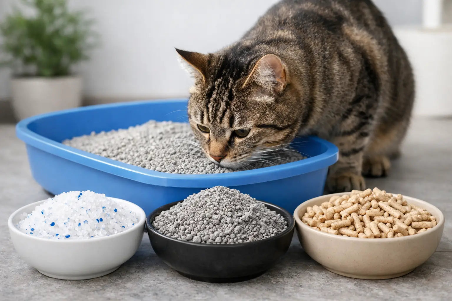 Qual areia controla mais odor na caixa do gato?