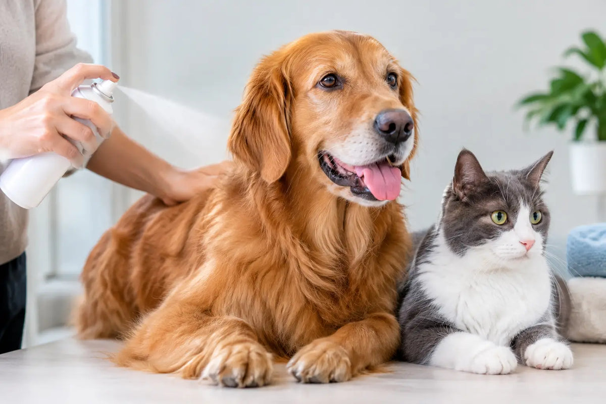 Como usar shampoo a seco em cães e gatos