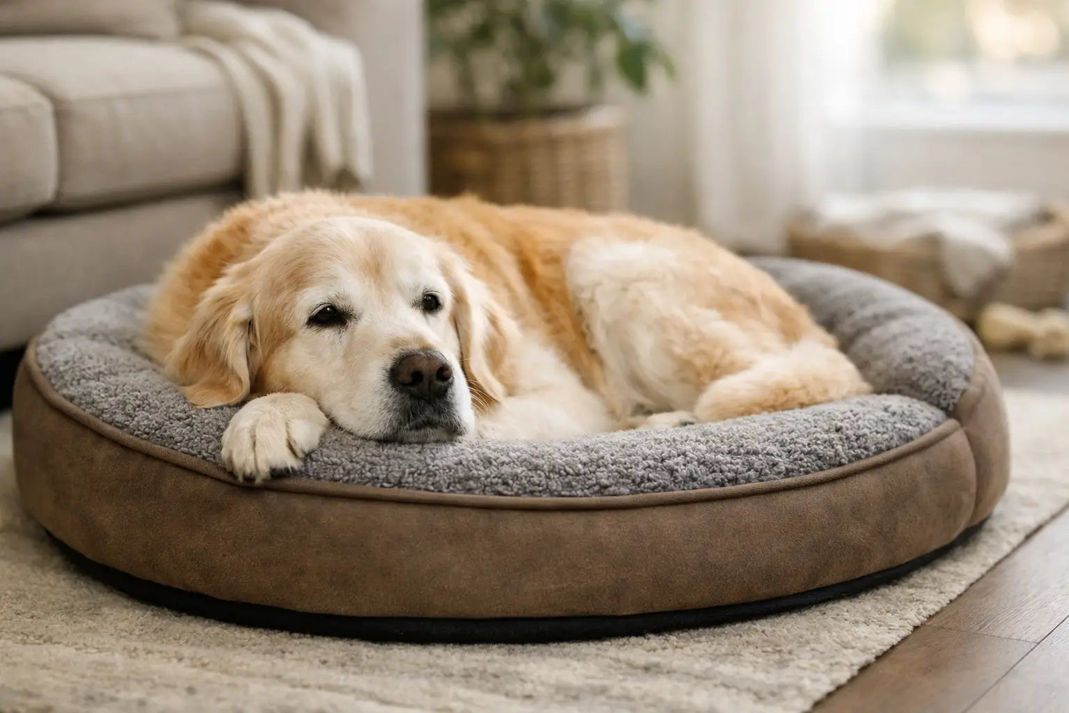 Qual cama ideal para cachorro idoso? Veja como escolher