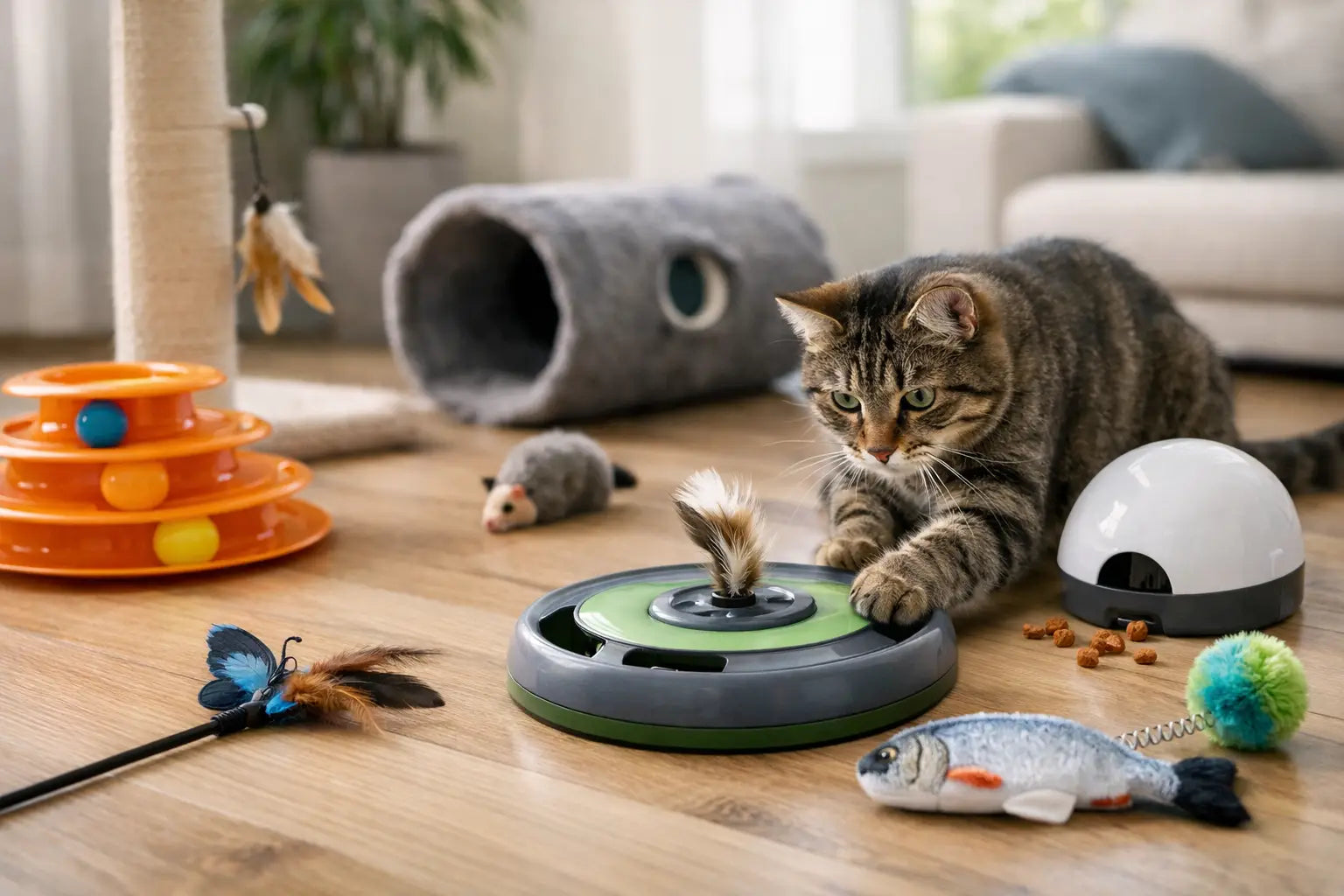 10 melhores brinquedos para gatos indoor